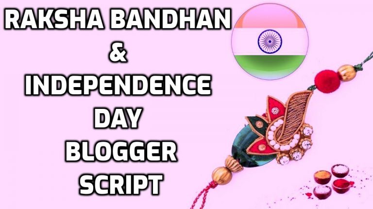 Raksha Bandhan & Independence Day Blogger Whatsapp SEO Friendly & Fully Responsive Script 2019